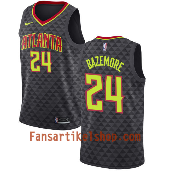 NBA Atlanta Hawks Trikot Kent Bazemore 24 Nike 2017-18 Schwarz Swingman - Herren NBA Atlanta Hawks Trikot Kent Bazemore 24 Nike 2017-18 Schwarz Swingman - Herren